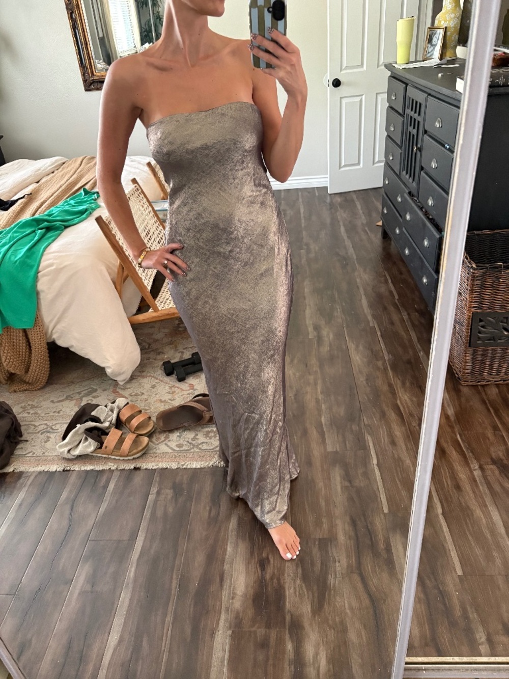 Dress Forum metallic dress